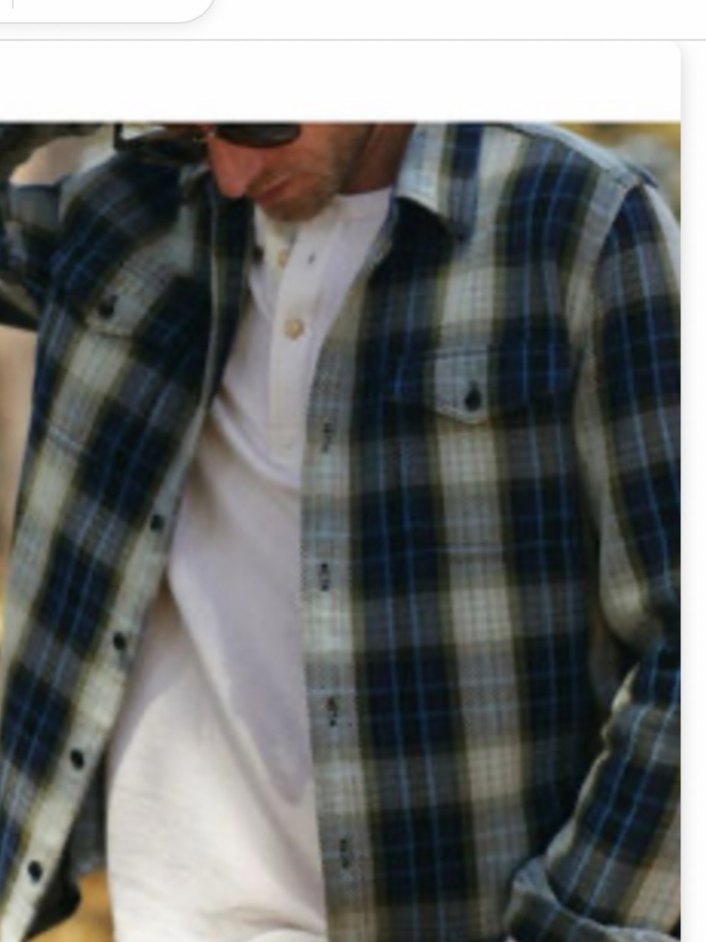 Outerknown Mens Blanket Shirt   100% Organic Cotton